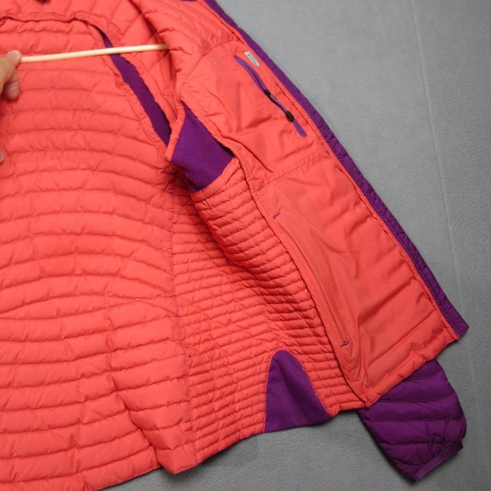 Eddie Bauer First Ascent Down Jacket Womens Medium Purple StormDown 800 Puffer - Picture 9 of 14